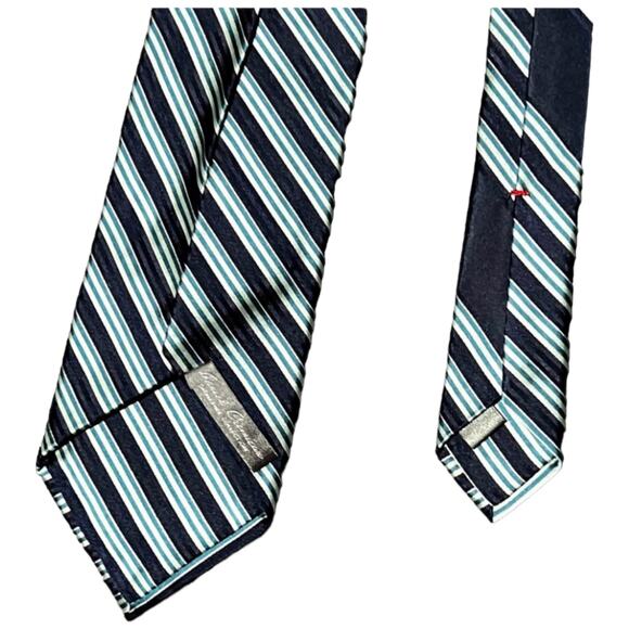 Daniel Cremieux Limited Edition Silk Tie Stripe 6/70 Italy Signature Collection - Picture 7 of 16